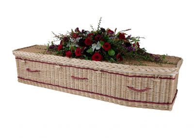 Traditional Somerset Willow coffin