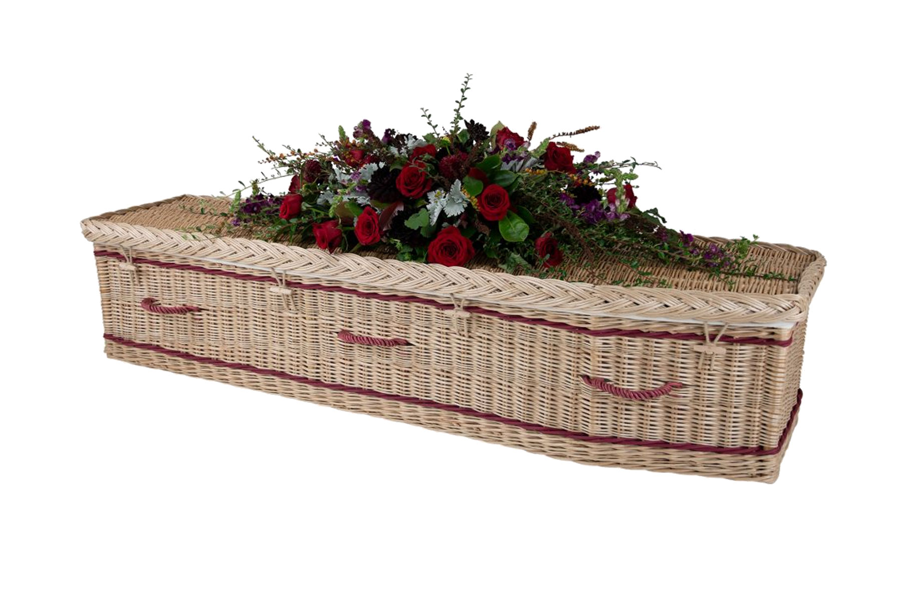 Traditional Somerset Willow coffin